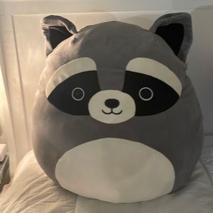 COPY - Gray racoon squishmallow